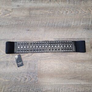 NWT TORRID | Cutout Studded Stretch Faux Leather Belt | Sz. 3X